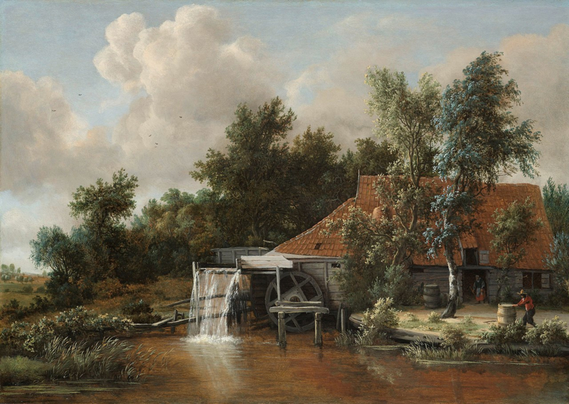 Hobbema A water mill 2