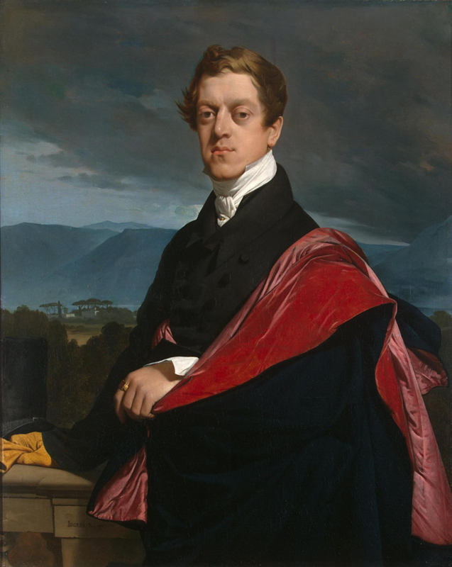 Ingres Portrait of Count Gurjew
