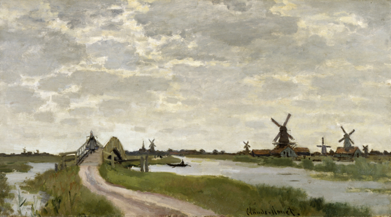 Monet Wind mills near Zaandam