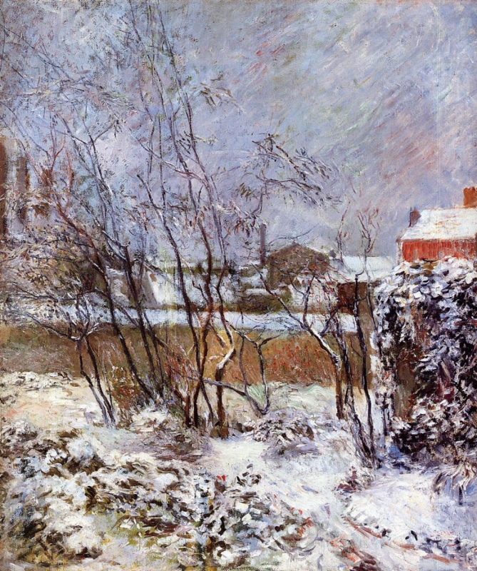 Gauguin Snow in the Rue Carcel
