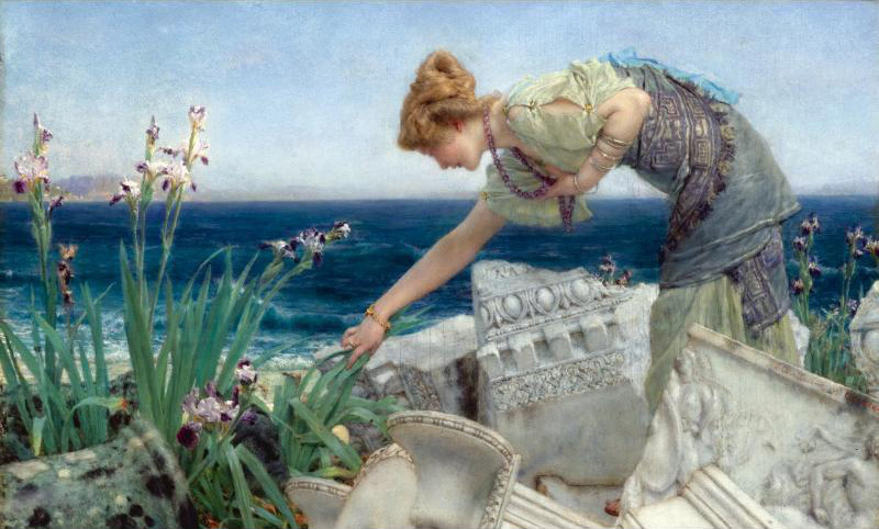Alma-Tadema Among the ruins