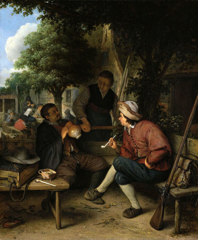 Van Ostade Resting travelers