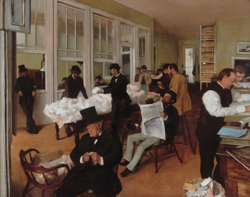 Degas A cotton office in New Orleans