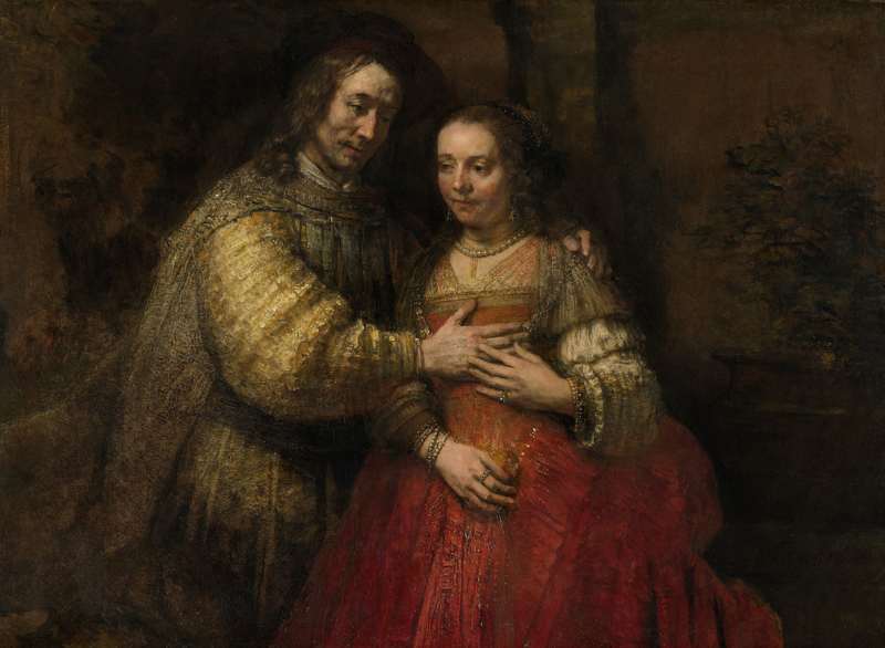 Rembrandt The Jewish bride