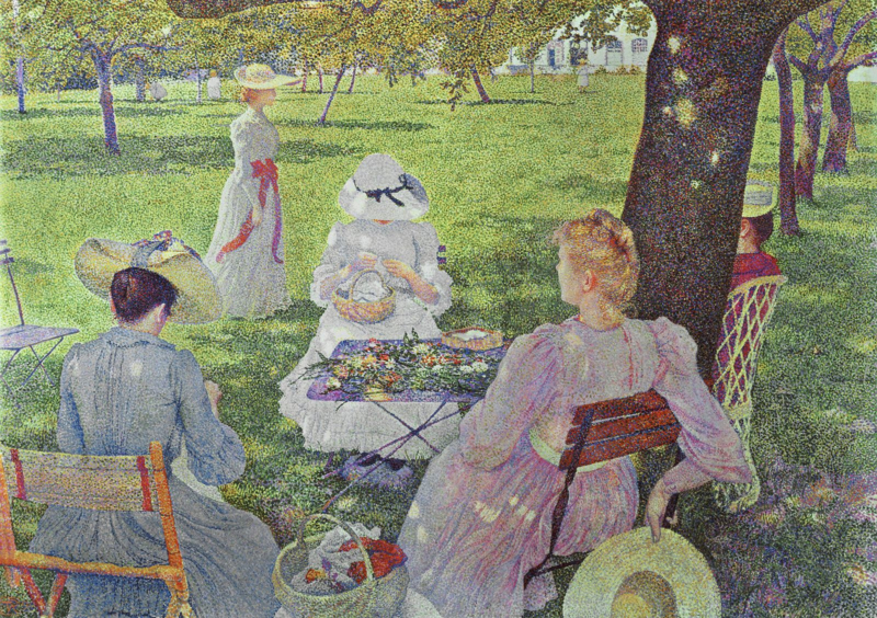 Van Rysselberghe Morning in July (the orchard)