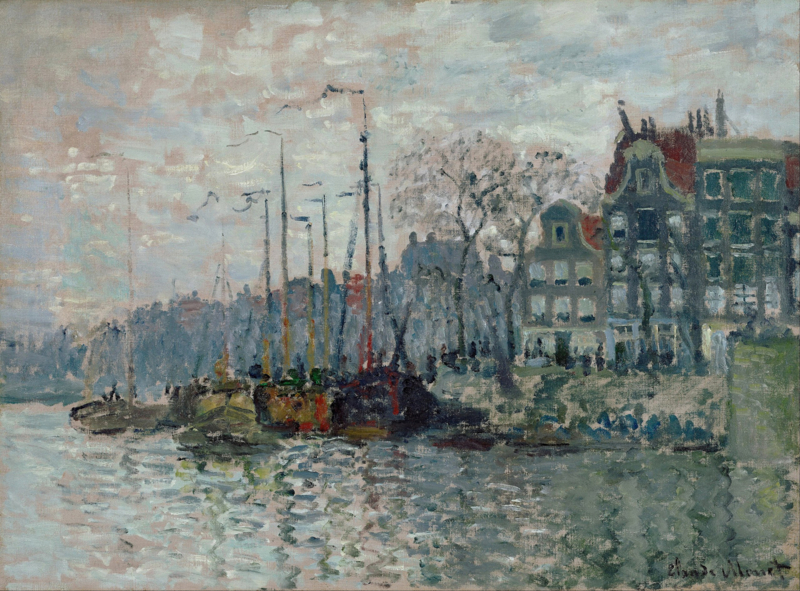 Monet View of Amsterdam