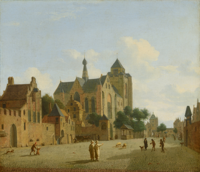 Van der Heyden The church of Veere