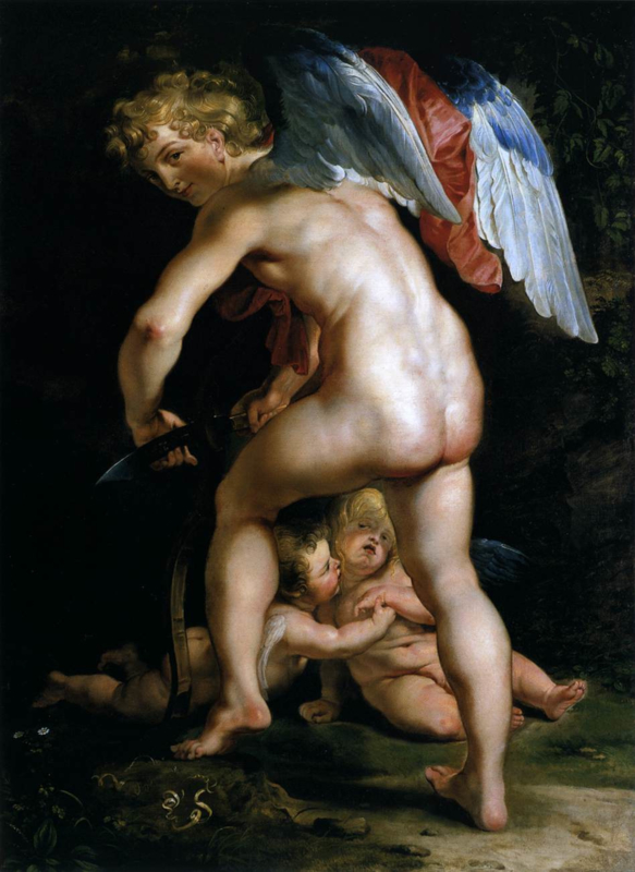 Rubens Cupid makes his bow