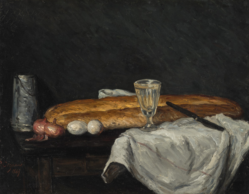 Cezanne Bread and eggs