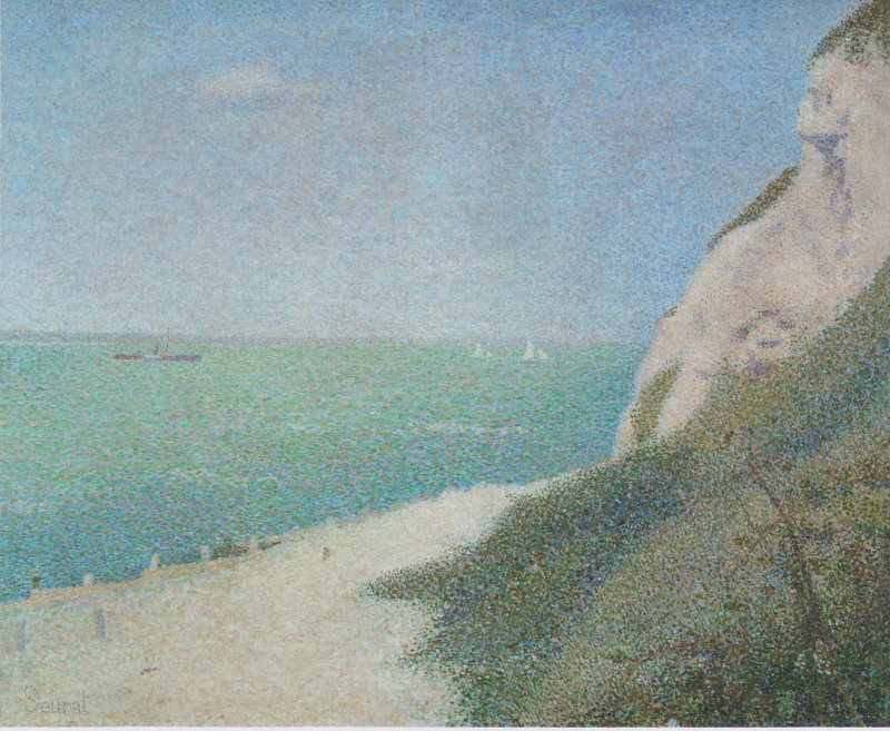 Seurat The beach Bas Butin near Honfleur