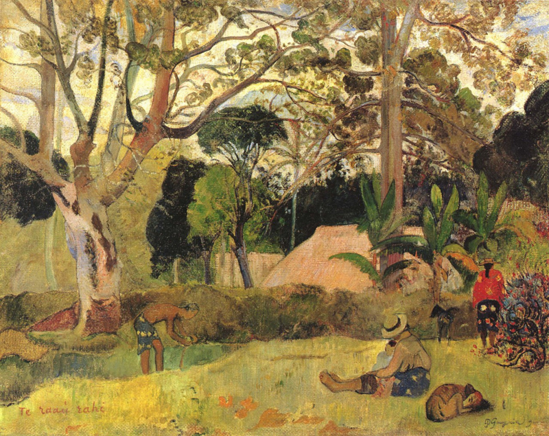 Gauguin The big tree 3 (te raau rahi 3)