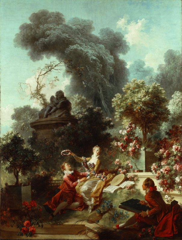 Fragonard The lover crowned