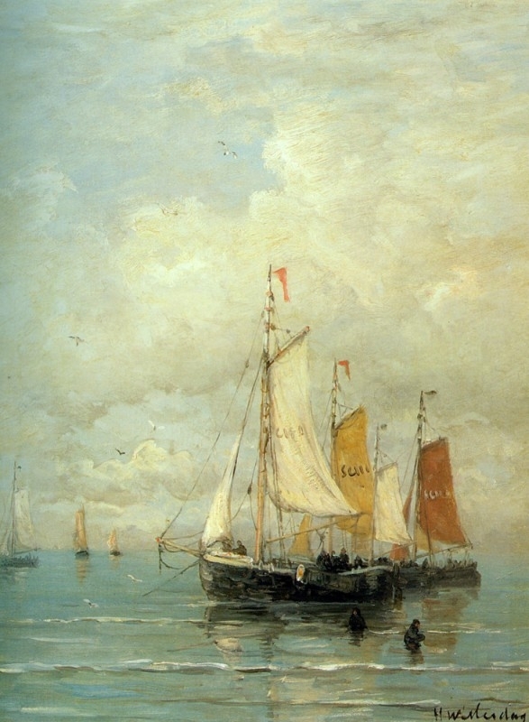 Mesdag Moored fishing fleet