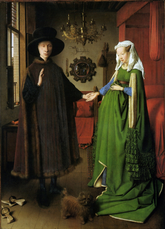 Van Eyck Giovanni Arnolfini and his wife