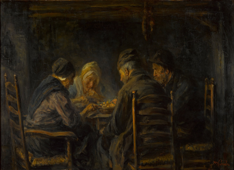J. Israels Potato Eaters