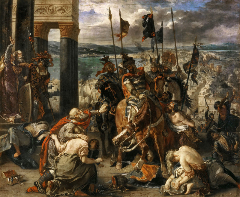 Delacroix Capture of Constantinople by the Crusaders