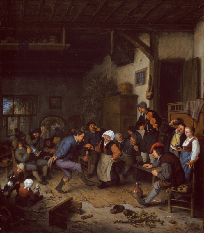 Van Ostade Revellers at an inn