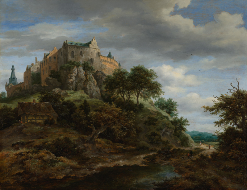 Van Ruisdael View of Bentheim Castle