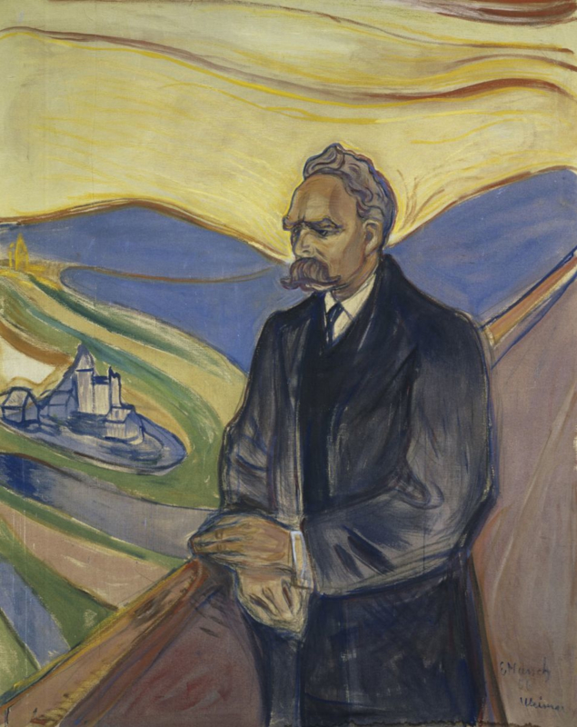 Munch Portrait of Friedrich Nietzsche