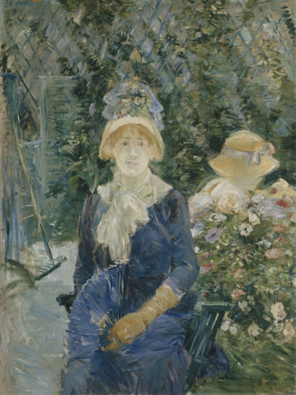 Morisot Woman in a garden