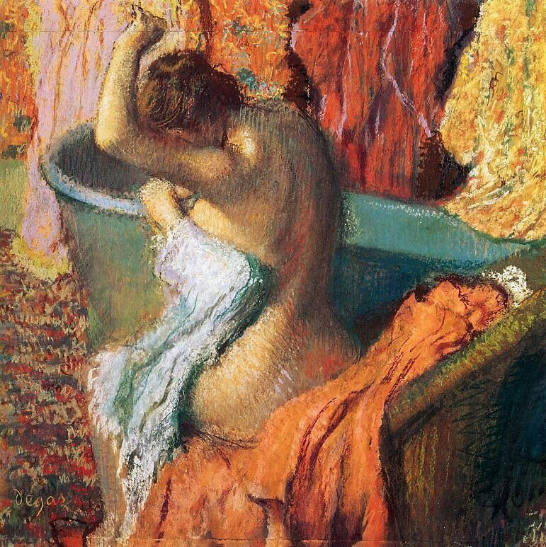 Degas Seated bather