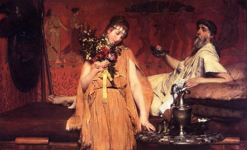 Alma-Tadema Between hope and fear