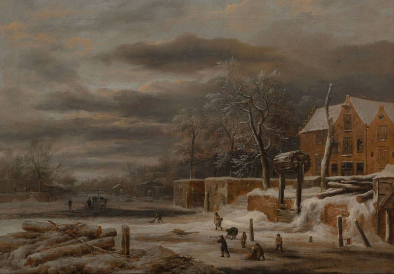 Van Ruisdael Winter Landscape 2