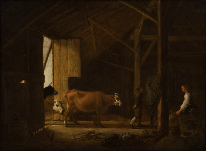 Cuyp Interior of a cowshed