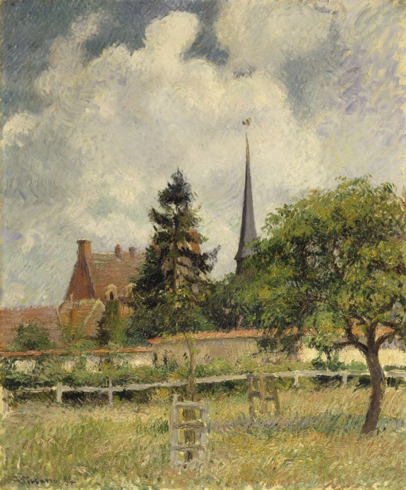 Pissarro The church in Eragny