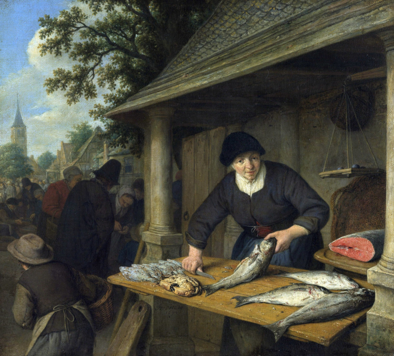 Van Ostade The fishwife