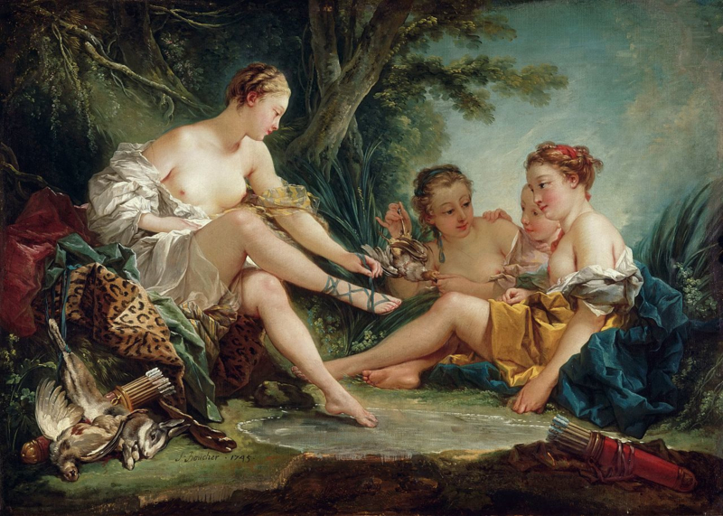 Boucher Diana after the hunt