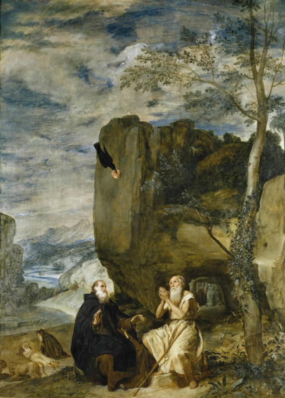 Velazquez Saint Anthony and Saint Paul