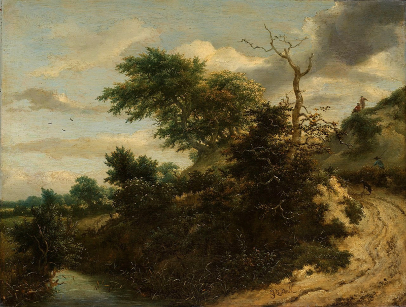 Van Ruisdael Sand road in the dunes