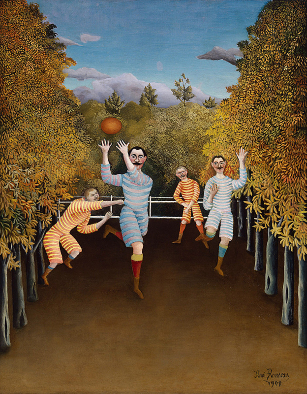 Rousseau The soccer players