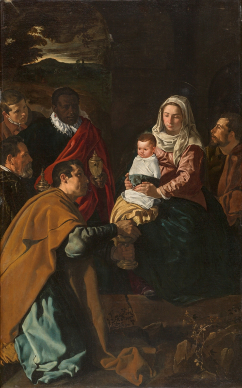Velazquez The adoration of the wise men
