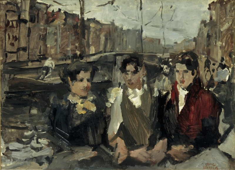 I. Israels Factory girls on the Prinsengracht