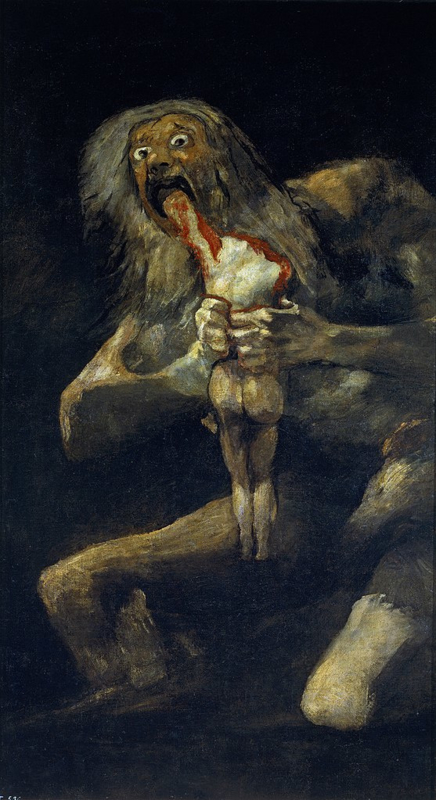 Goya Saturn devours his son
