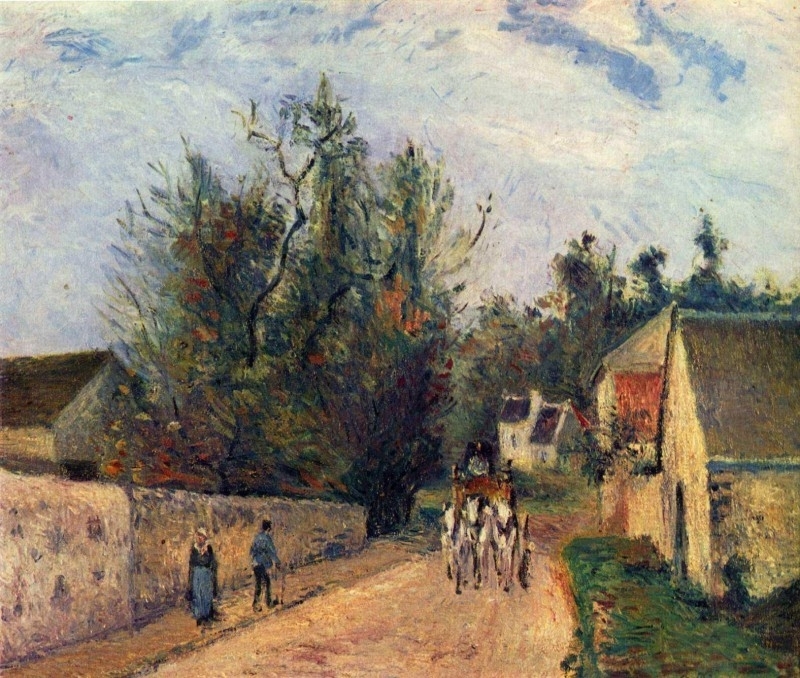 Pissarro Stagecoach to Ennery