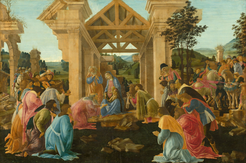 Botticelli Adoration of the Wise Men 2