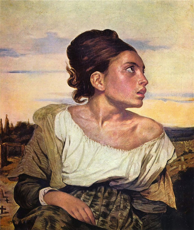 Delacroix Orphan girl in the cemetery