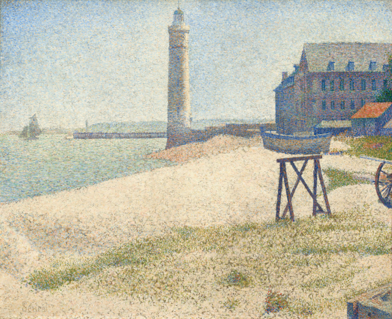 Seurat The lighthouse of Honfleur