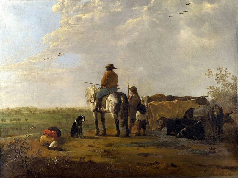 Cuyp Landscape with horseman