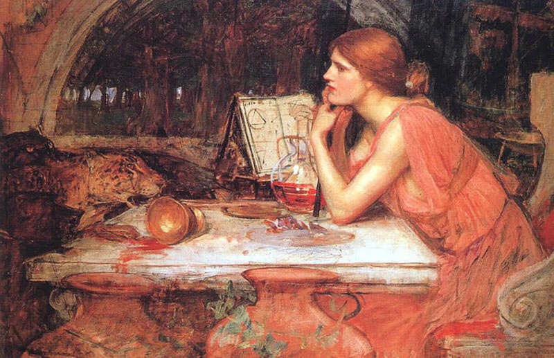 Waterhouse The sorceress